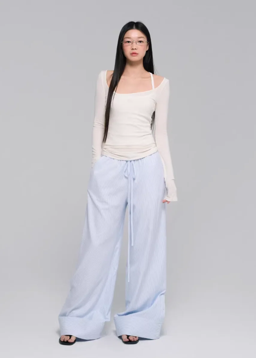 Soft Layer Striped Set - iotean