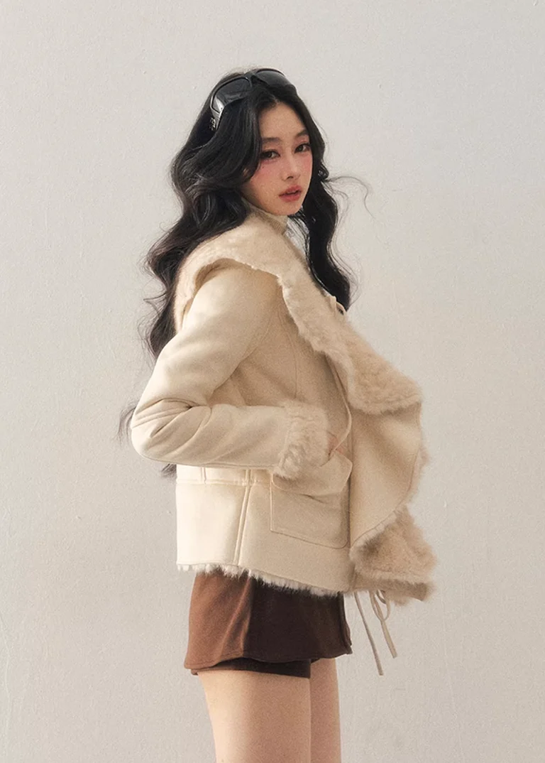 Calm Touch Winter Fur Coat - iotean