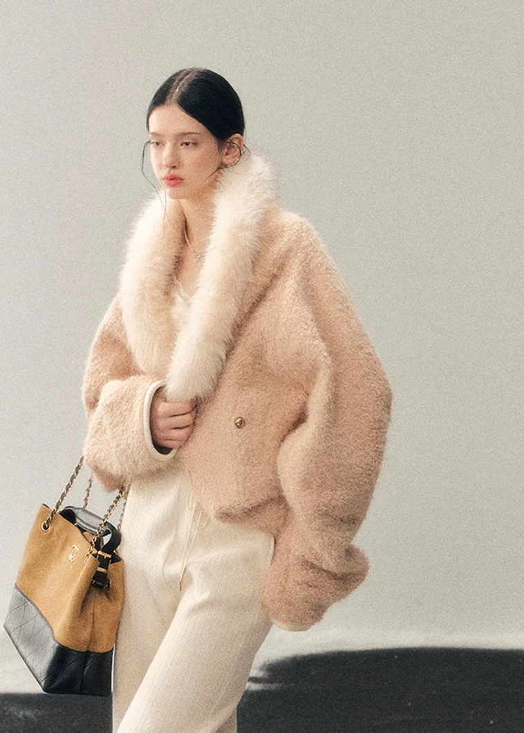 Fluffy Sigh Plush Coat - iotean