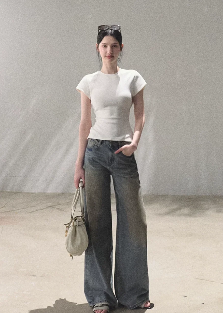 Gap in the Wind Slim Cotton T-Shirt - iotean