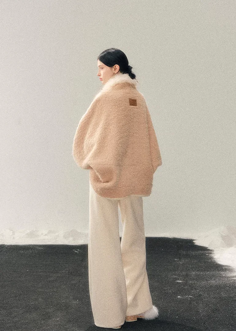 Fluffy Sigh Plush Coat - iotean