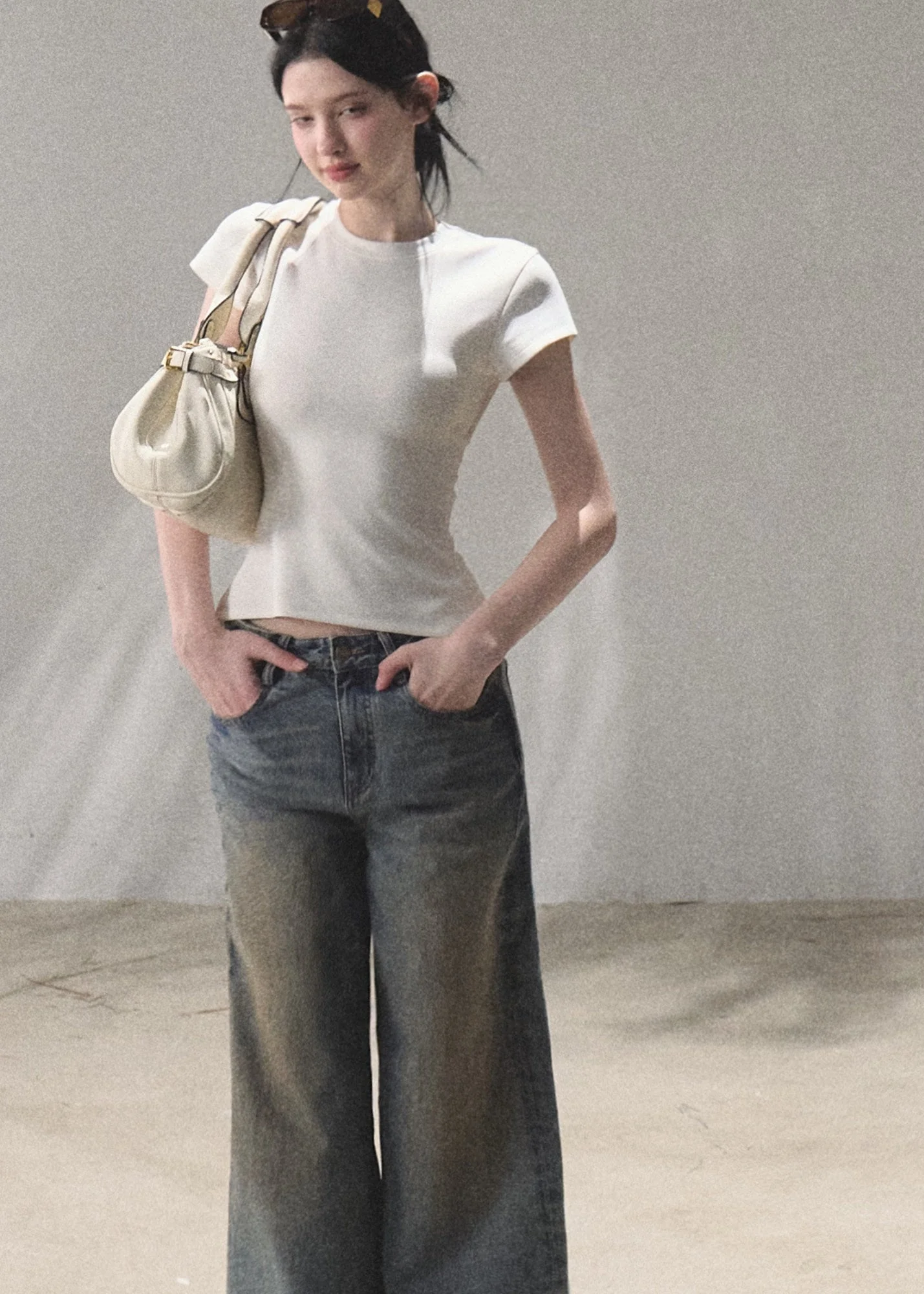 Gap in the Wind Slim Cotton T-Shirt - iotean