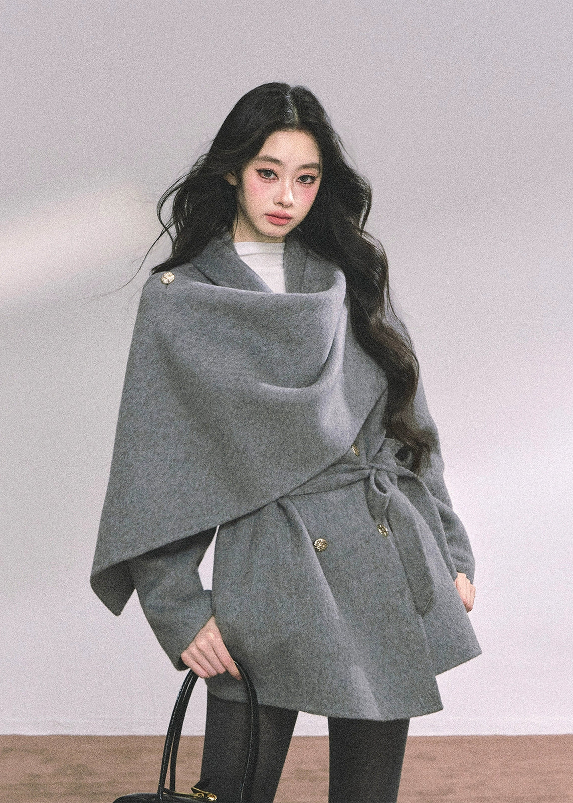Winter Balse Reversible Wool Coat - iotean