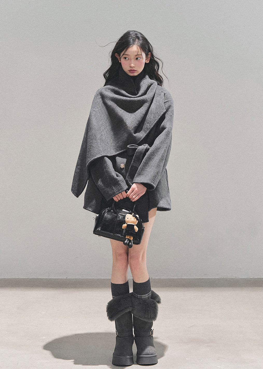 Winter Balse Reversible Wool Coat - iotean