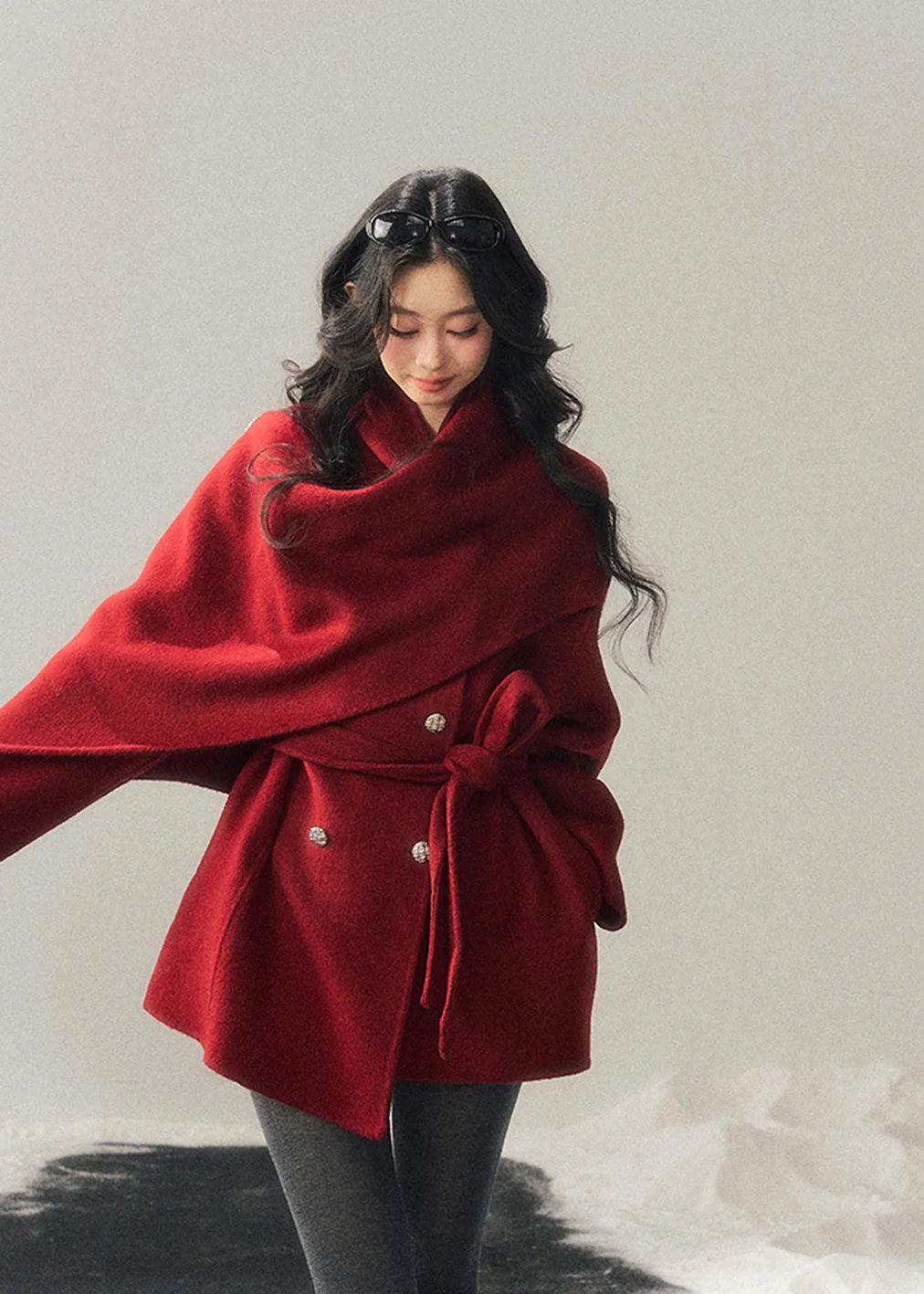 Winter Balse Reversible Wool Coat - iotean