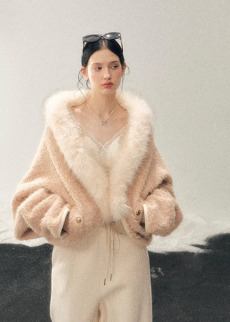 Fluffy Sigh Plush Coat - iotean