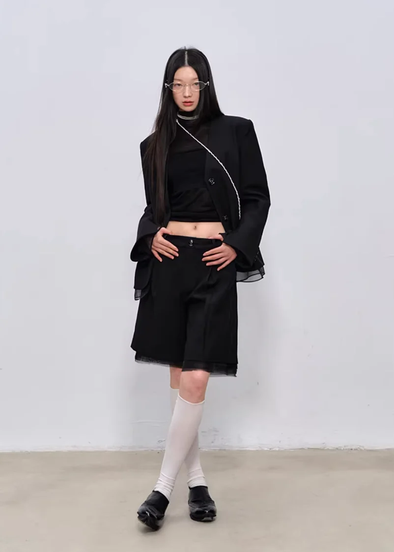 Soft Veil High-Neck Tee - iotean