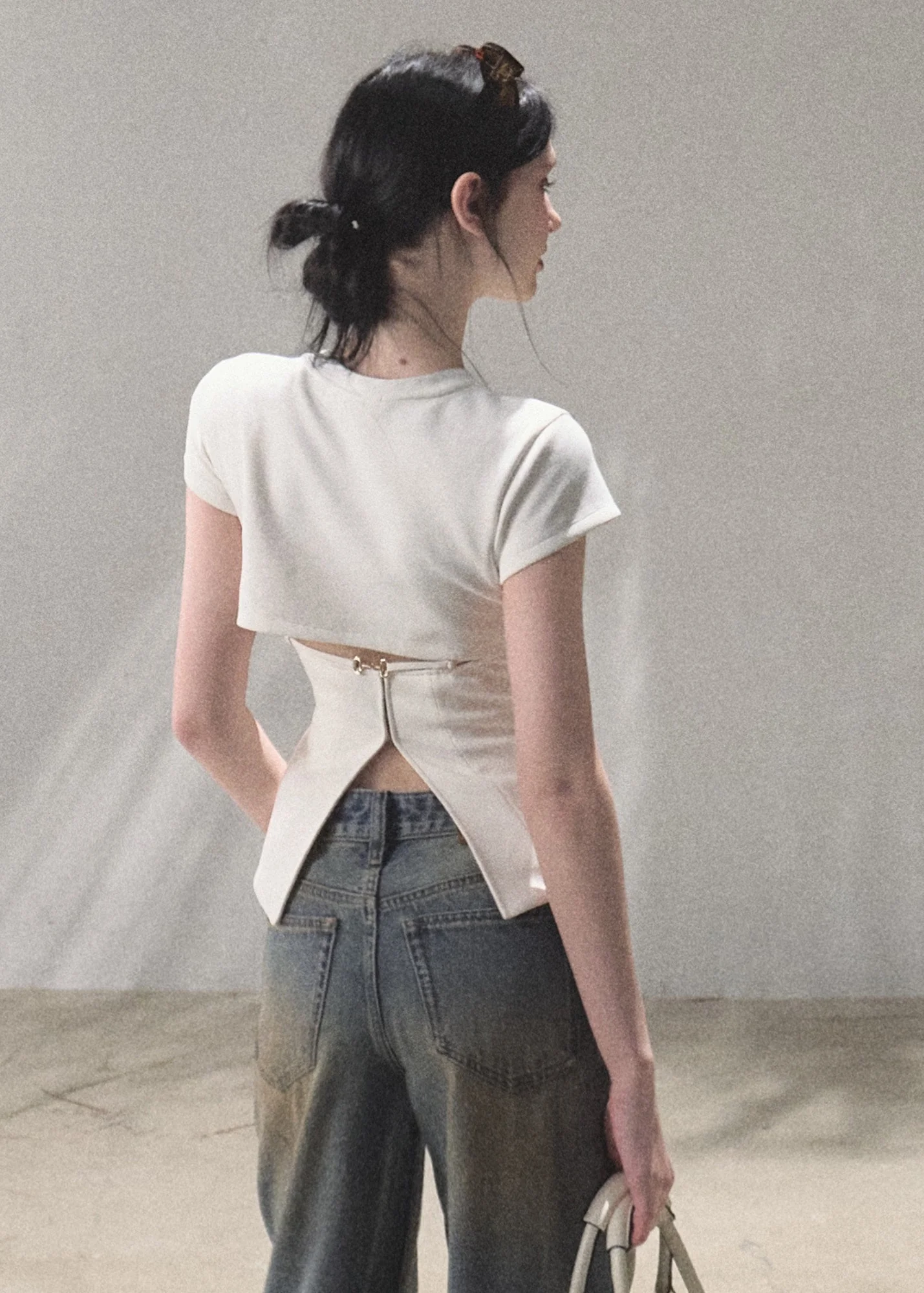 Gap in the Wind Slim Cotton T-Shirt - iotean