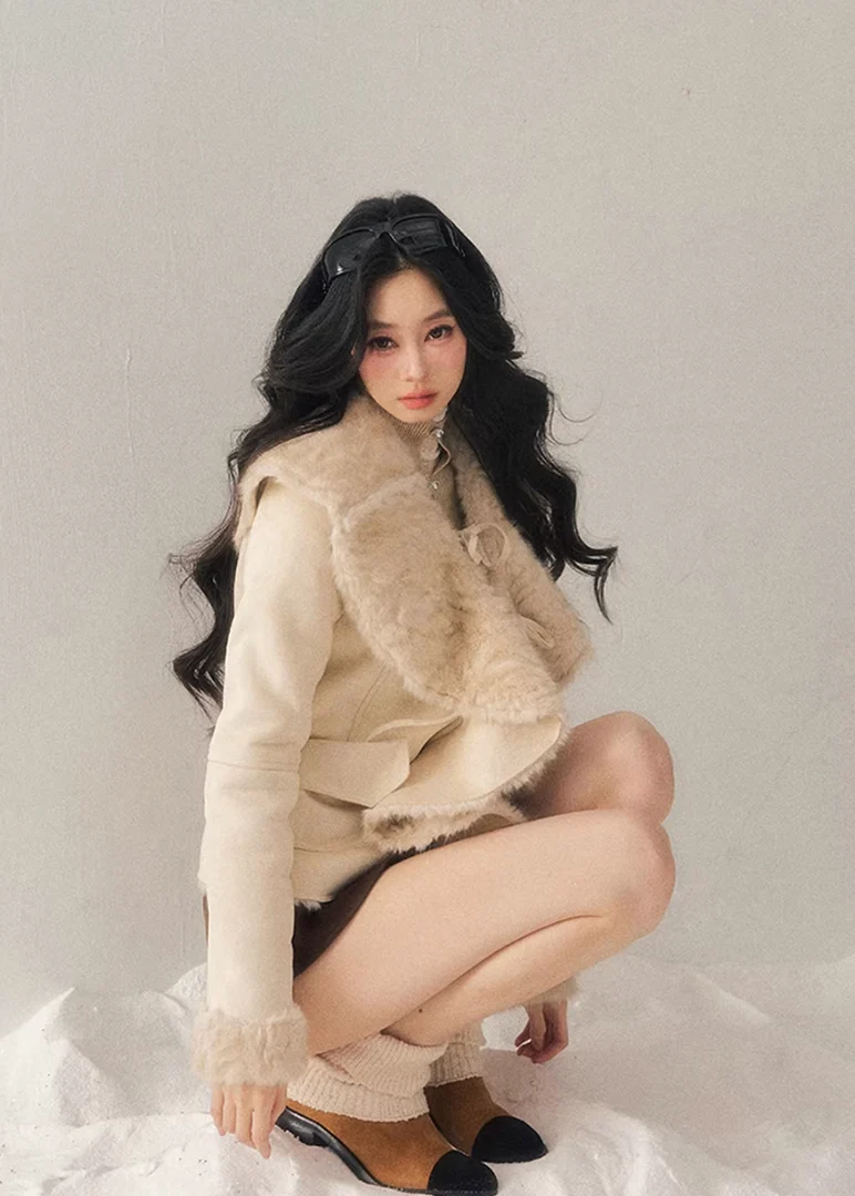 Calm Touch Winter Fur Coat - iotean