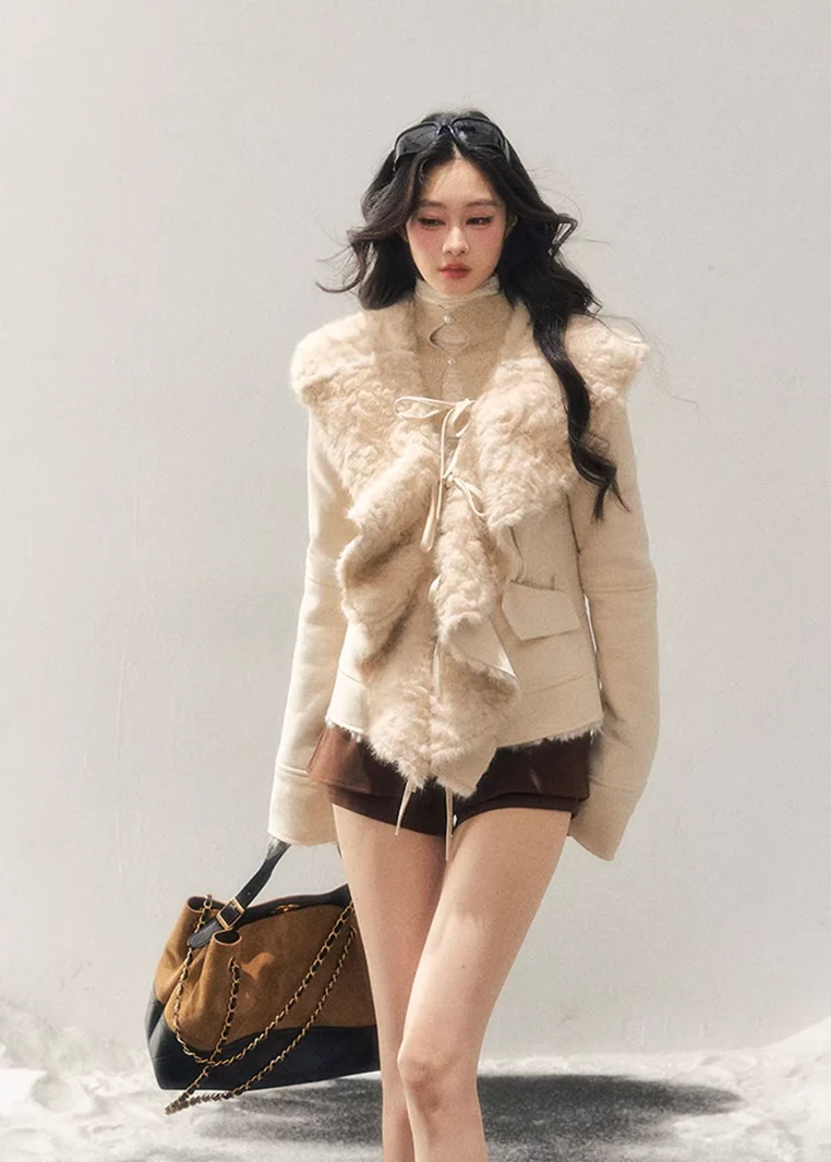 Calm Touch Winter Fur Coat - iotean