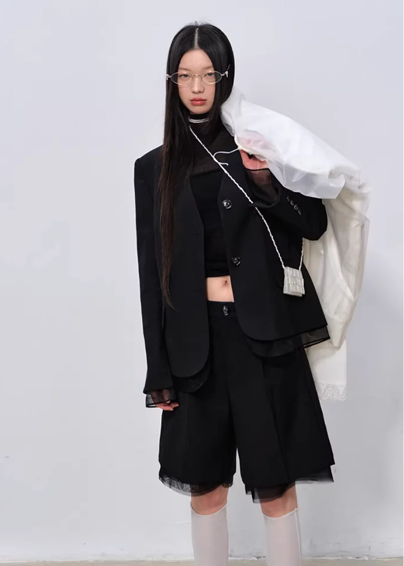 Soft Veil High-Neck Tee - iotean