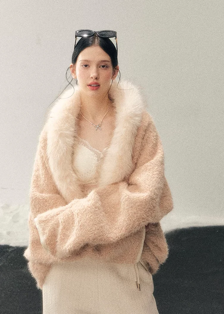 Fluffy Sigh Plush Coat - iotean