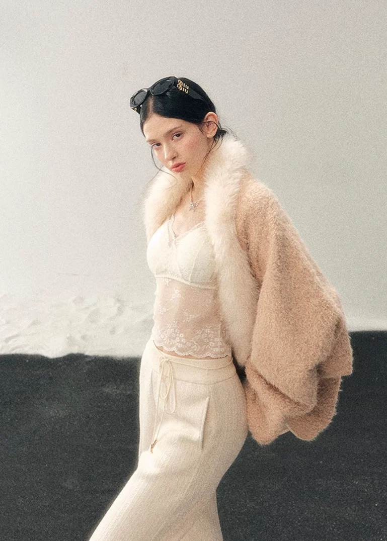 Fluffy Sigh Plush Coat - iotean