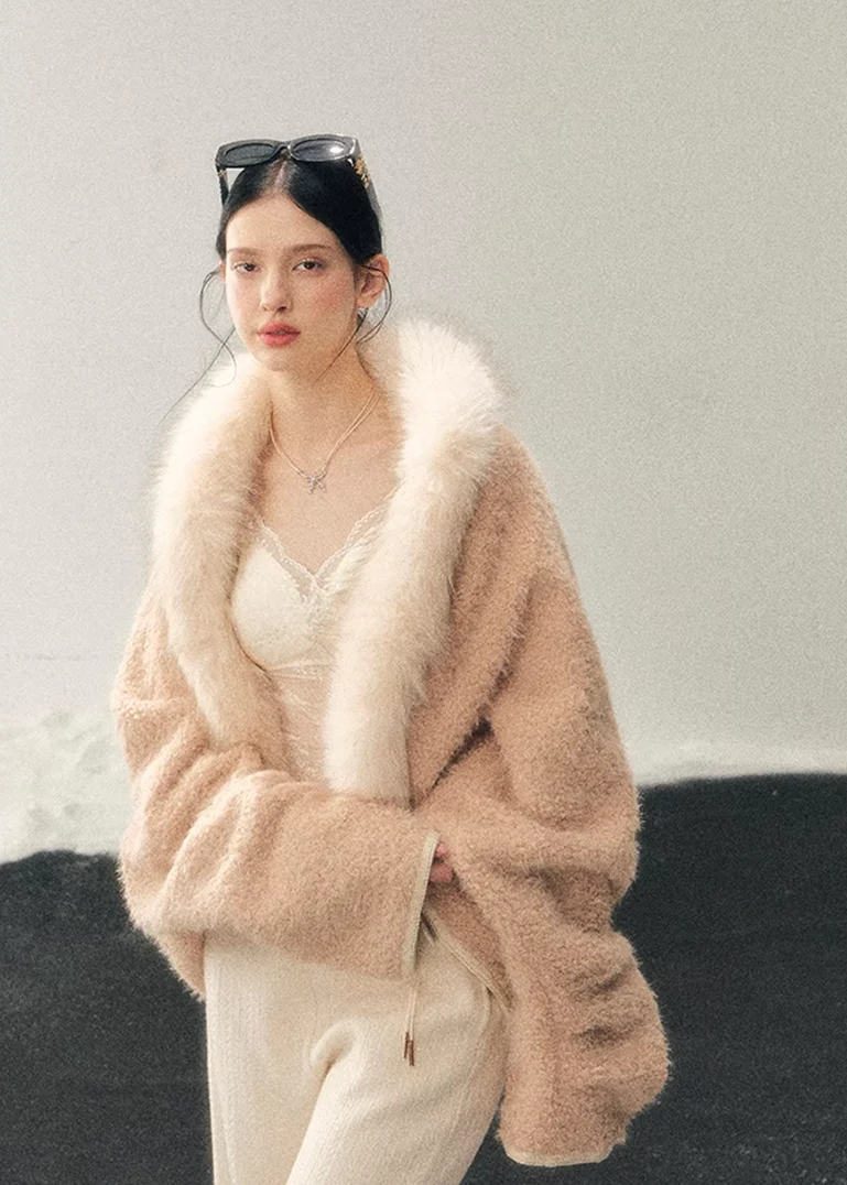 Fluffy Sigh Plush Coat - iotean