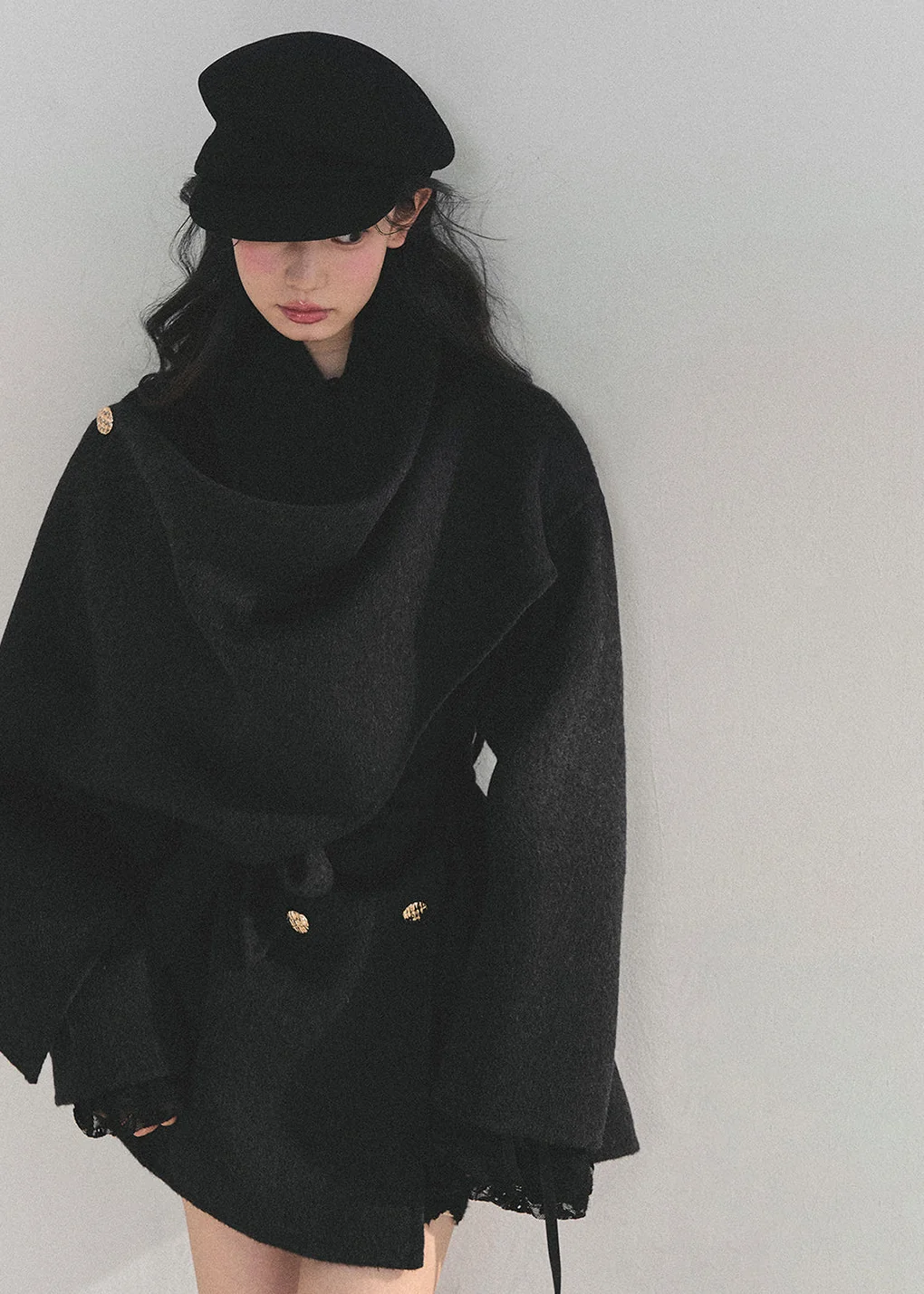 Winter Balse Reversible Wool Coat - iotean
