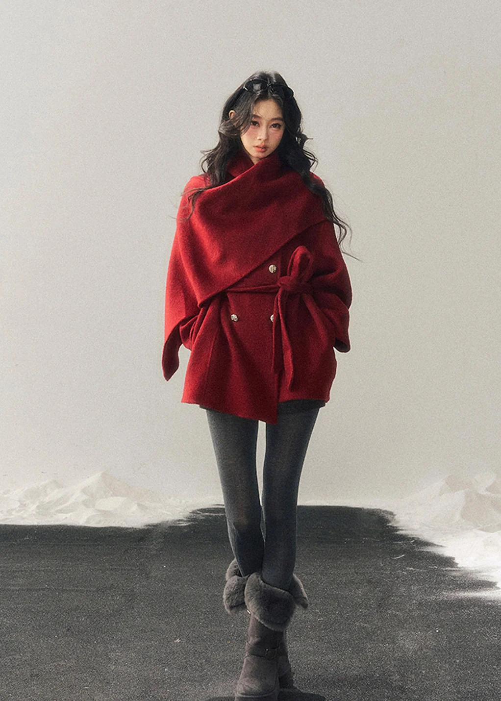 Winter Balse Reversible Wool Coat - iotean