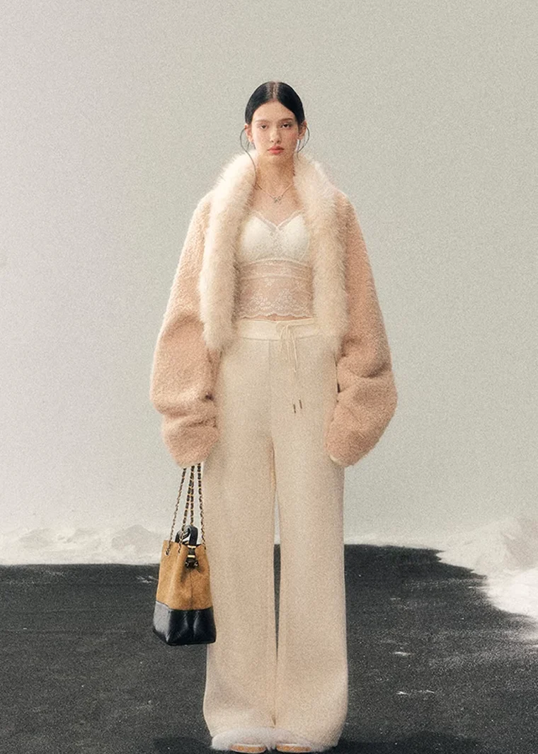 Fluffy Sigh Plush Coat - iotean
