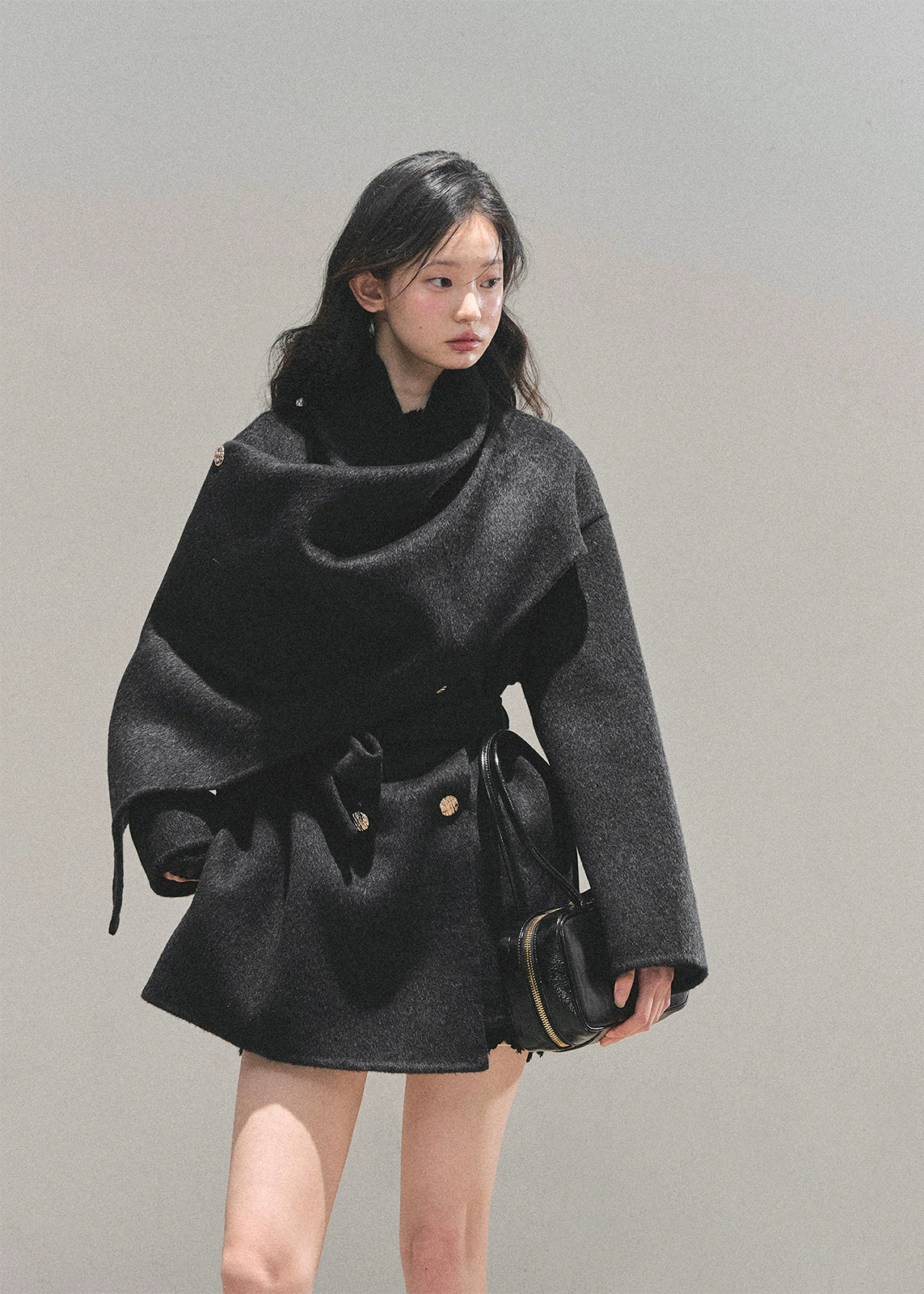 Winter Balse Reversible Wool Coat - iotean