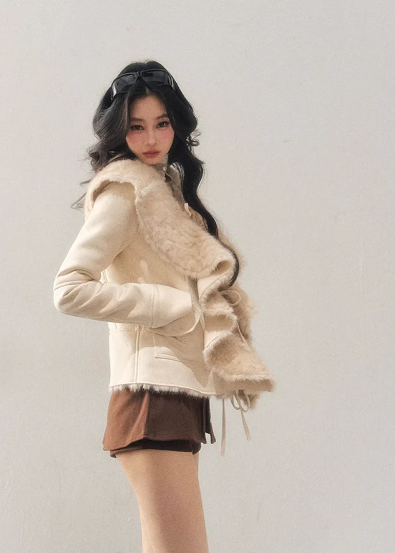 Calm Touch Winter Fur Coat - iotean