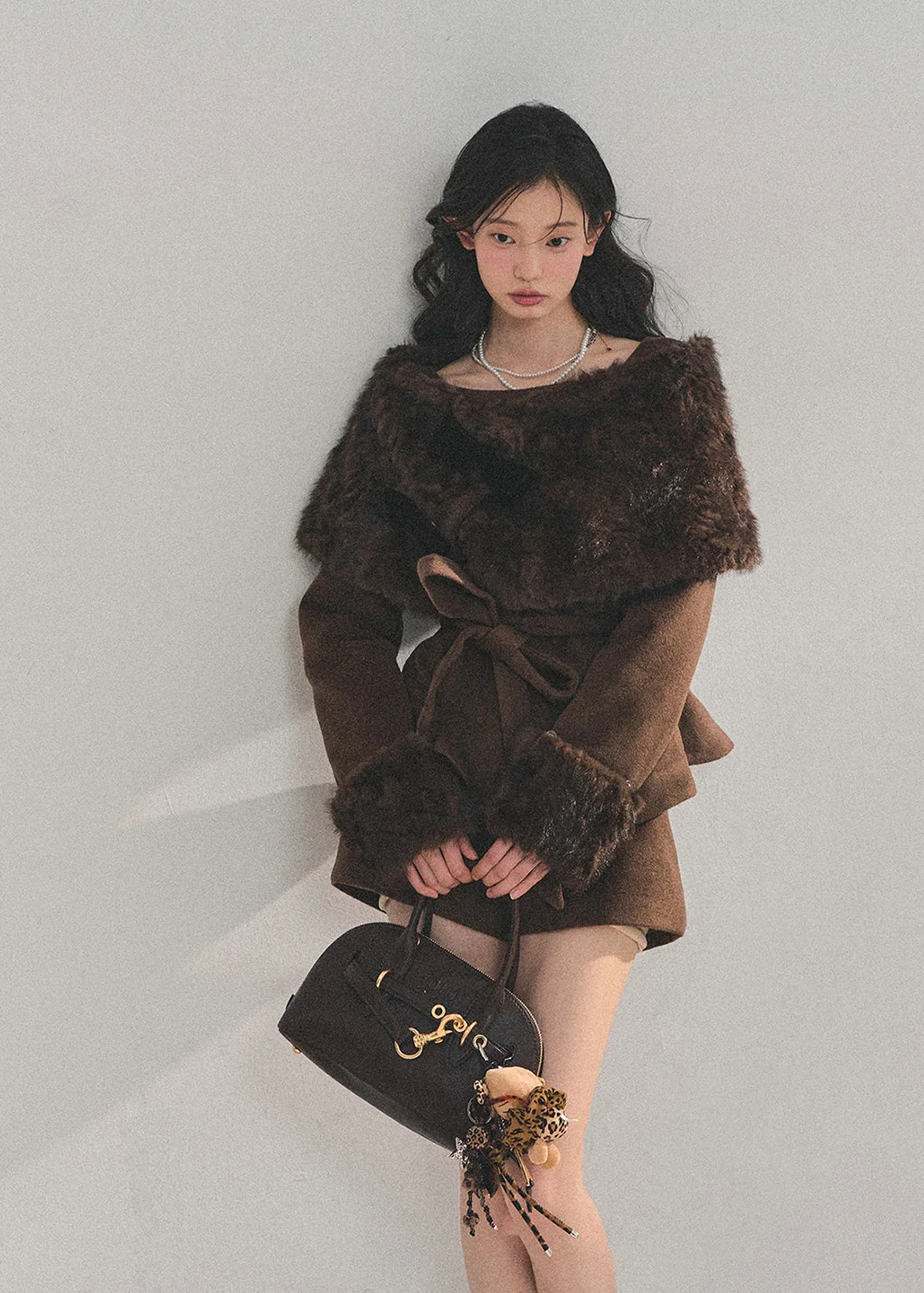 Fairytale Bow Fur Ensemble Set - iotean