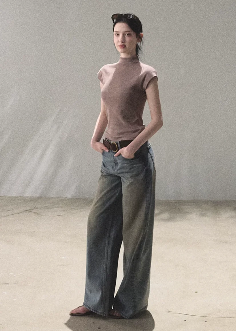 Go Into Nature Slim Lyocell T-Shirt - iotean