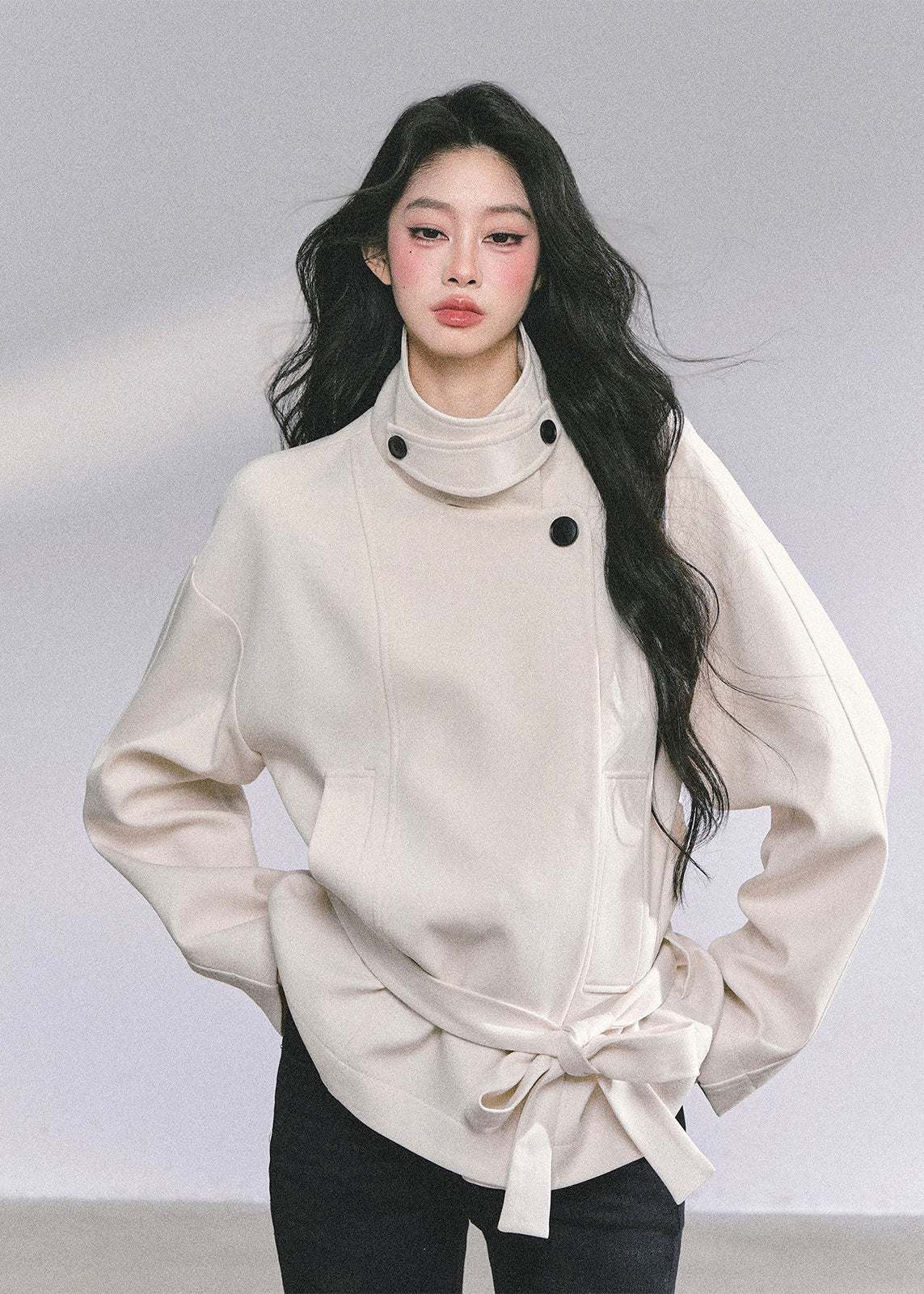First Snow Trench Knit Coat - iotean