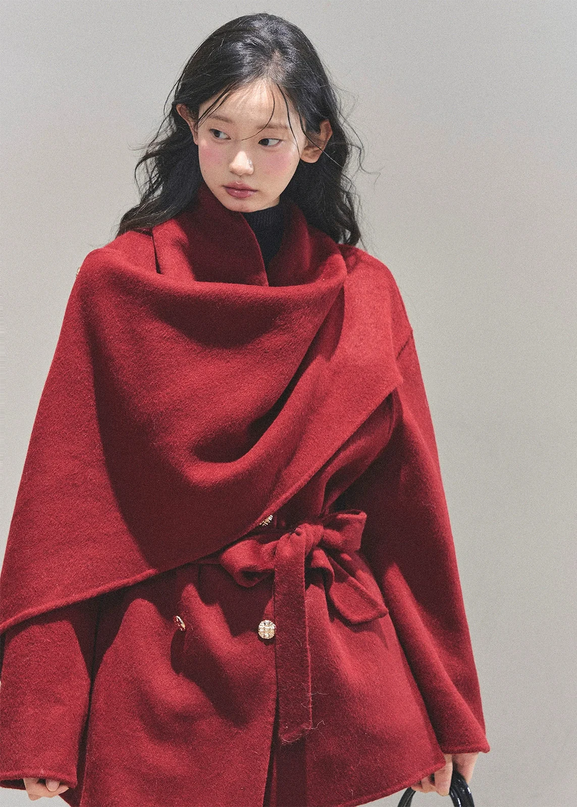 Winter Balse Reversible Wool Coat - iotean