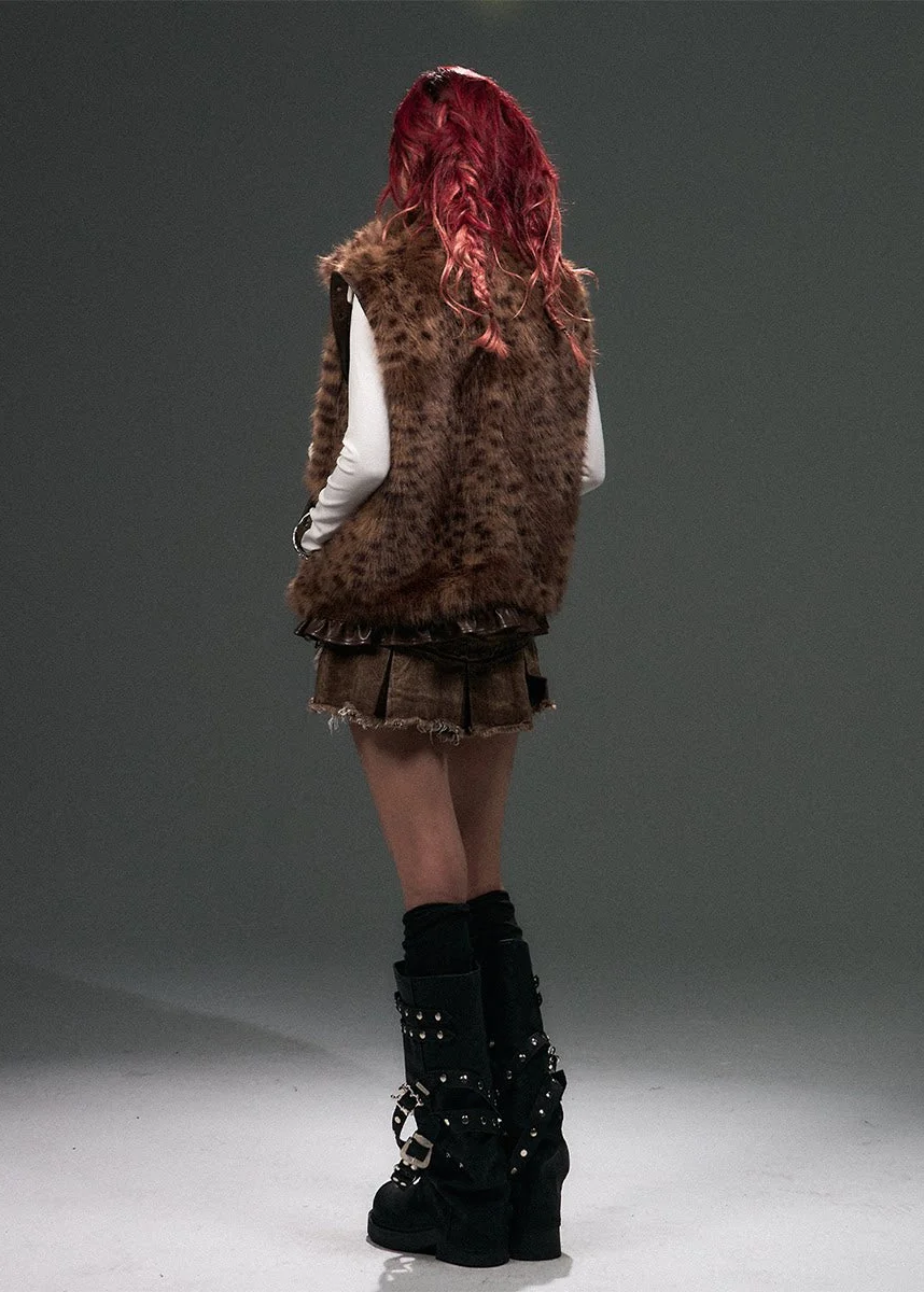 Feral Echo Leopard Vest - iotean