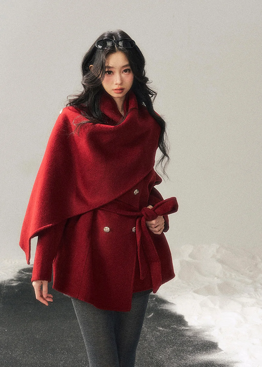 Winter Balse Reversible Wool Coat - iotean