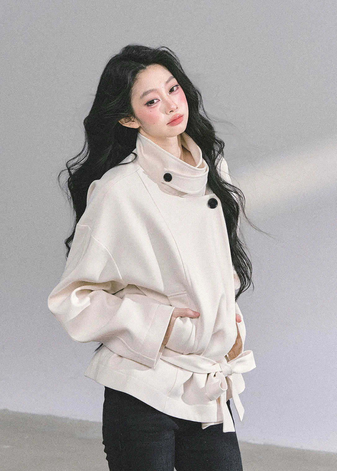 First Snow Trench Knit Coat - iotean